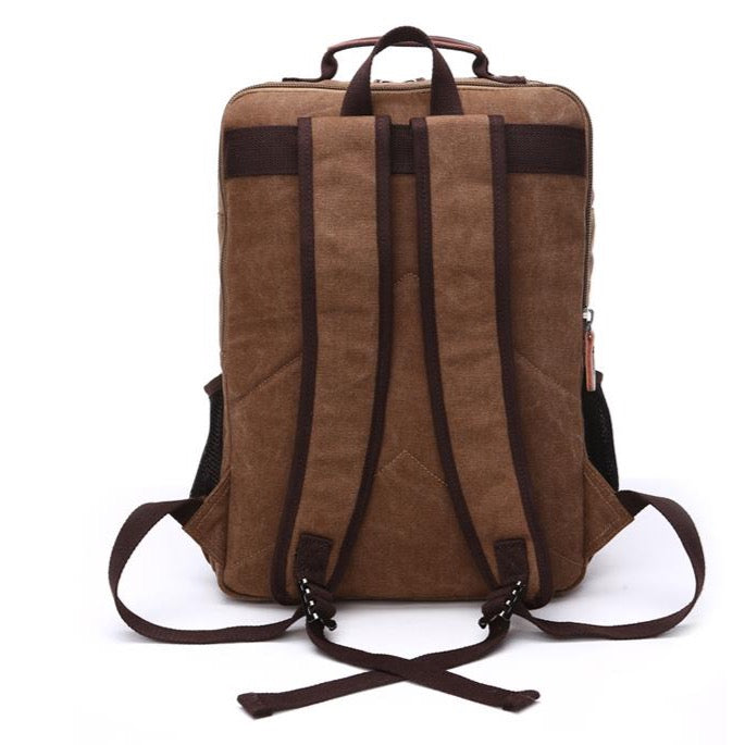 D-IDEAZ luxurious canvas backpack for on the go or in the office – an ideal companion! 