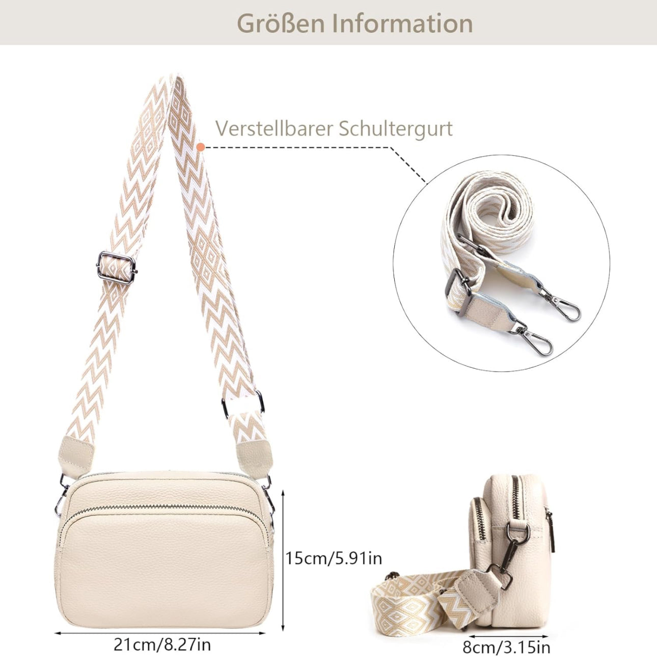 D-IDEAZ® Crossbody Bag for small valuables