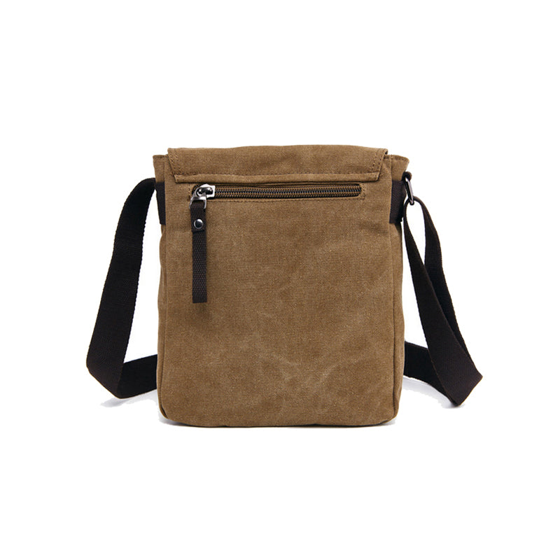 Modische Shoulder-Crossbody Canvastasche