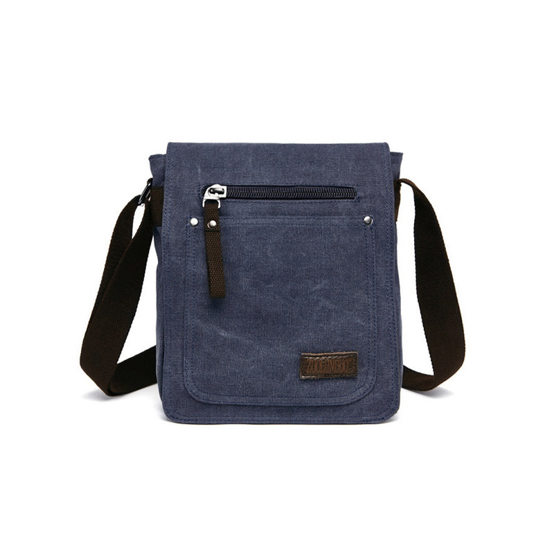 Modische Shoulder-Crossbody Canvastasche