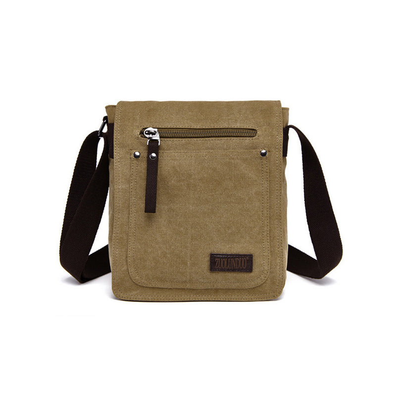 Modische Shoulder-Crossbody Canvastasche