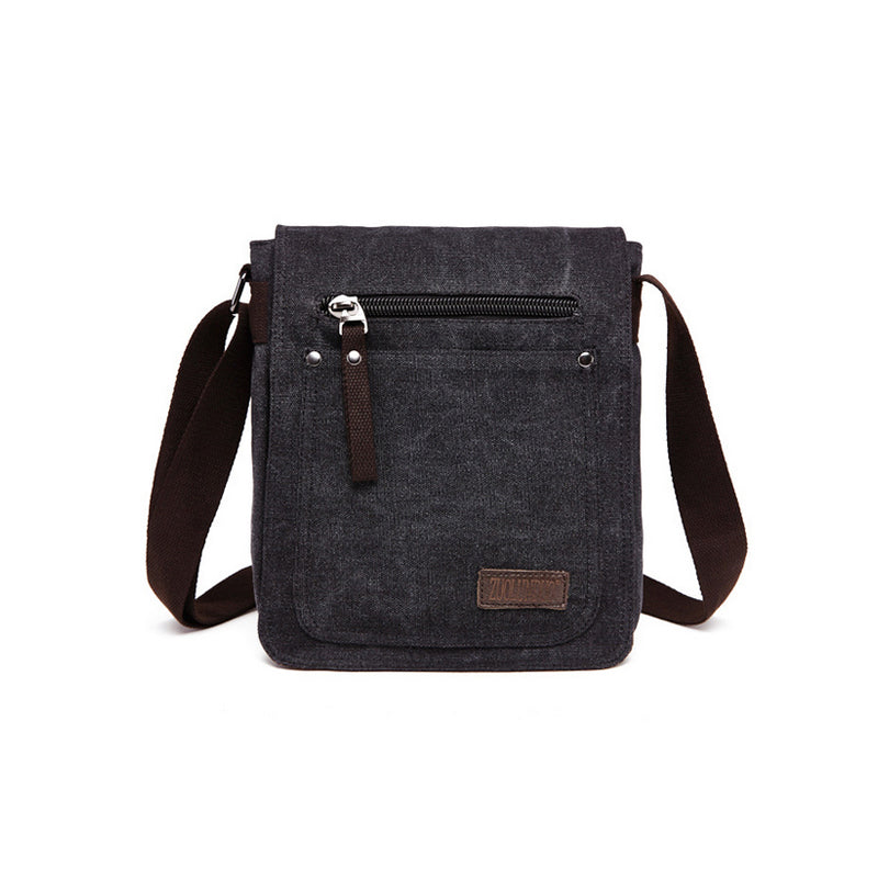 Modische Shoulder-Crossbody Canvastasche