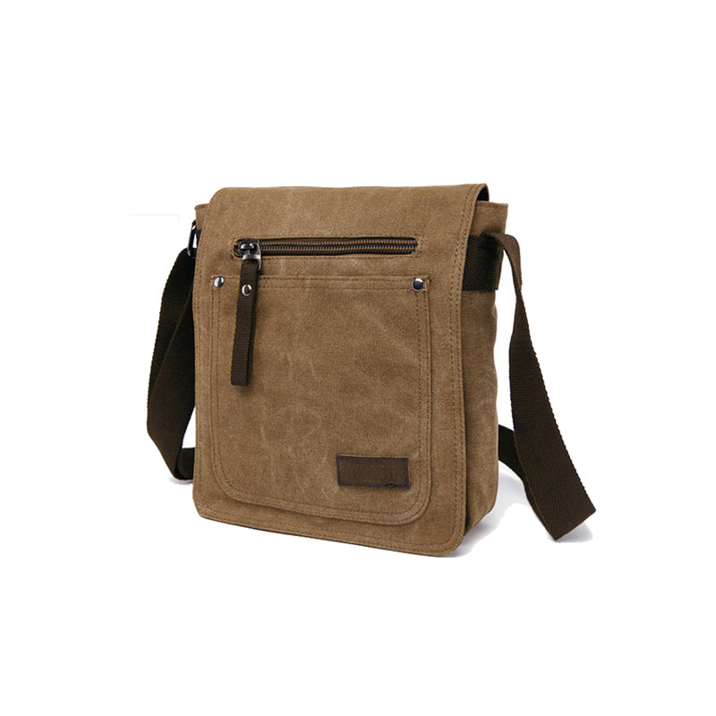 Modische Shoulder-Crossbody Canvastasche