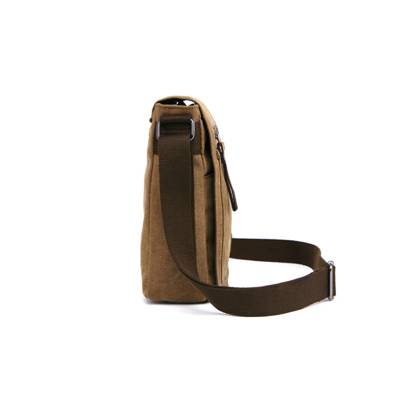 Modische Shoulder-Crossbody Canvastasche