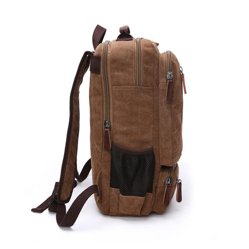 D-IDEAZ luxurious canvas backpack for on the go or in the office – an ideal companion! 