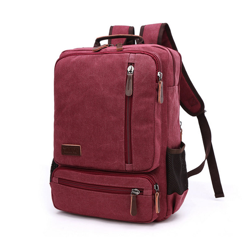 D-IDEAZ luxurious canvas backpack for on the go or in the office – an ideal companion! 