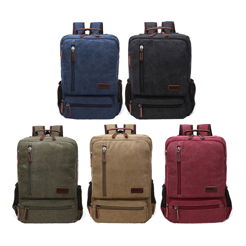 D-IDEAZ luxurious canvas backpack for on the go or in the office – an ideal companion! 