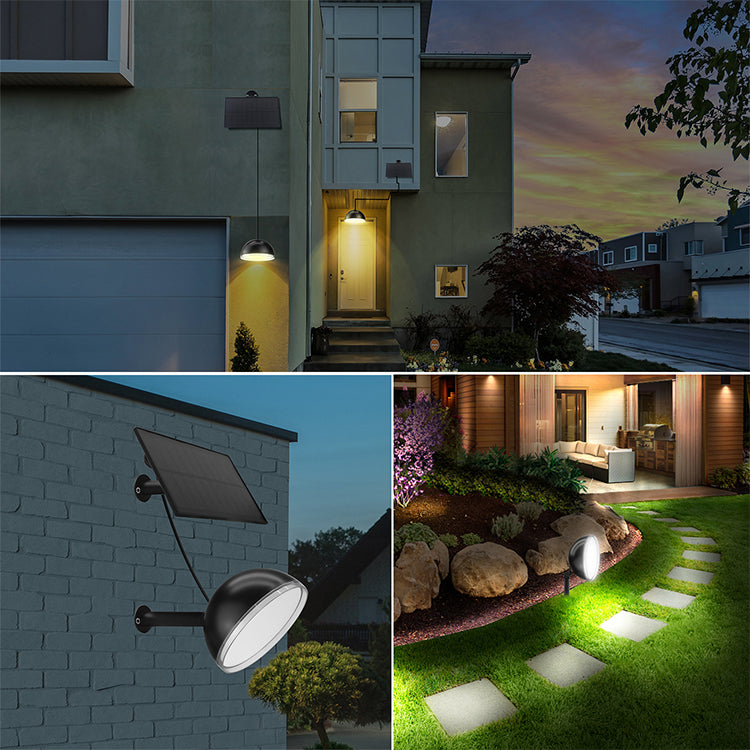 D-IDEAZ solar hanging lights for outdoors with remote control 