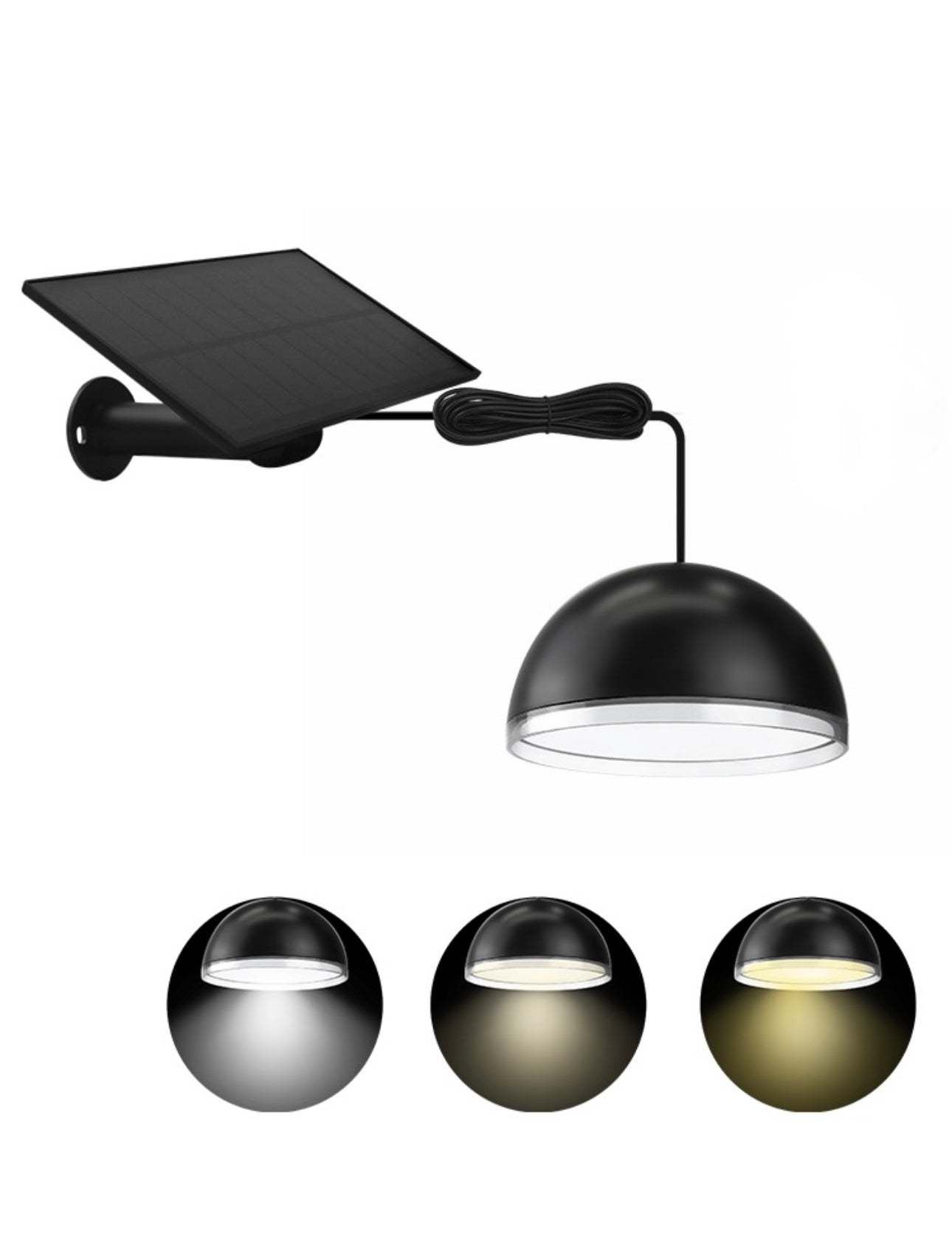 D-IDEAZ solar hanging lights for outdoors with remote control 