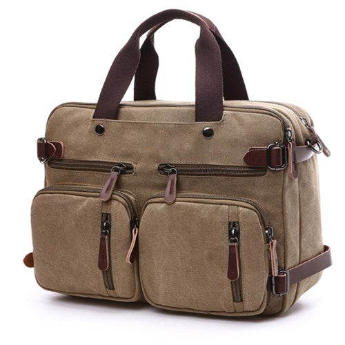 Laptoptasche Businesstasche Canvas Handgepäck Tragetasche