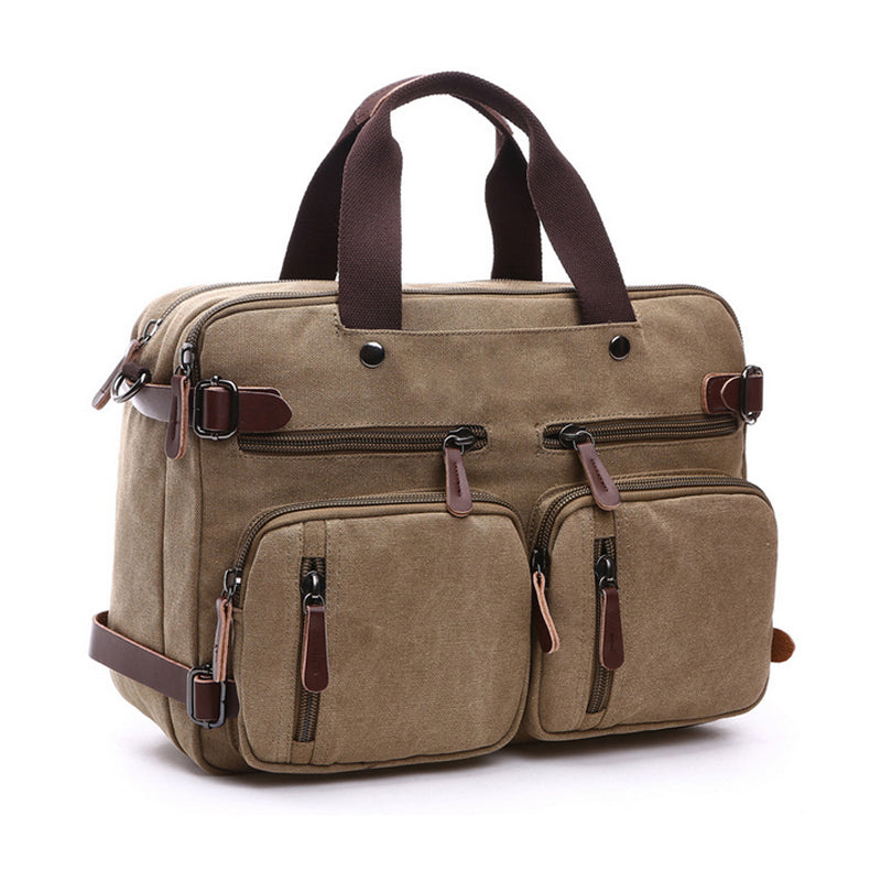 D-IDEAZ Laptop Bag Business Bag Canvas Hand Luggage Carrying Bag