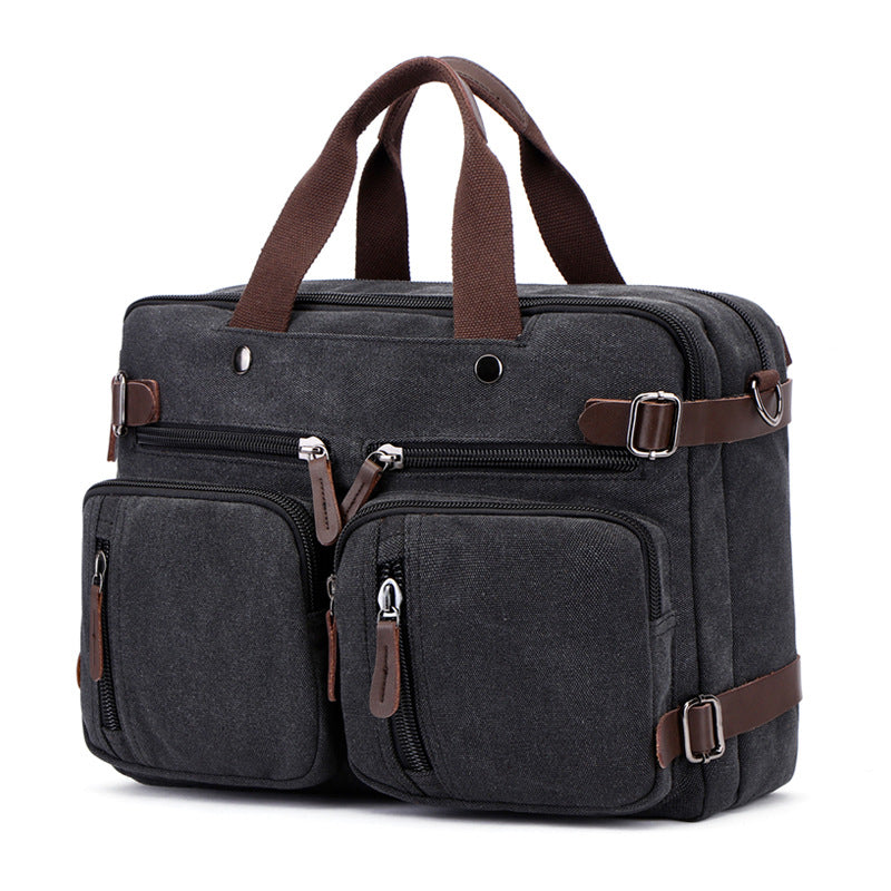 D-IDEAZ Laptop Bag Business Bag Canvas Hand Luggage Carrying Bag