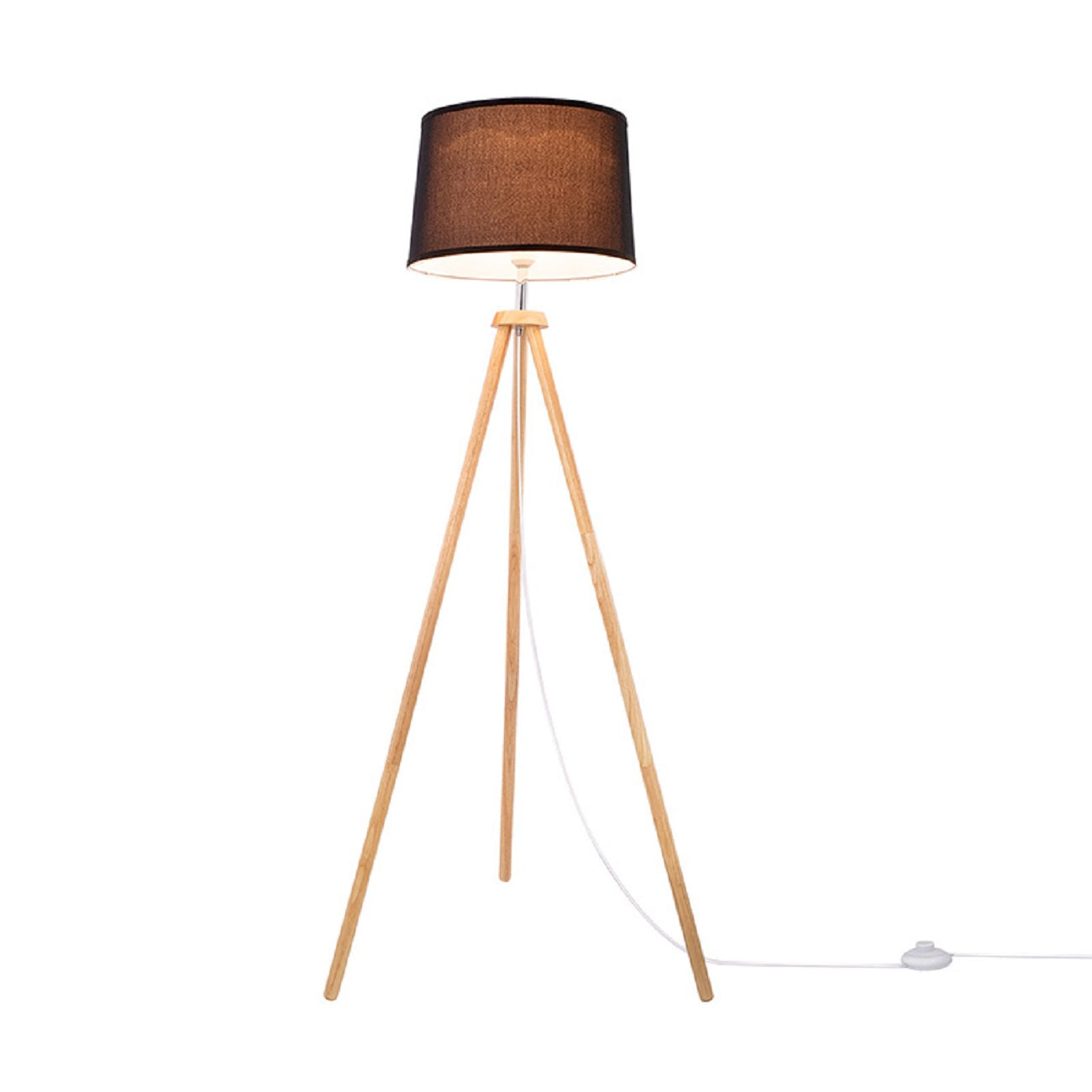 Wooden floor lamp, modern floor lamp