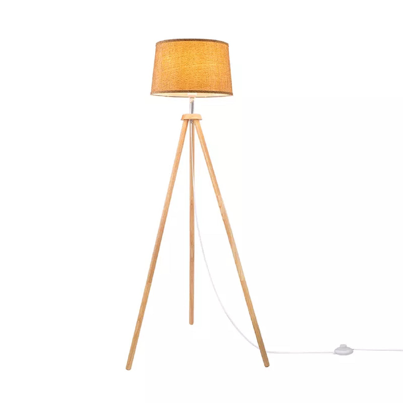 Wooden floor lamp, modern floor lamp