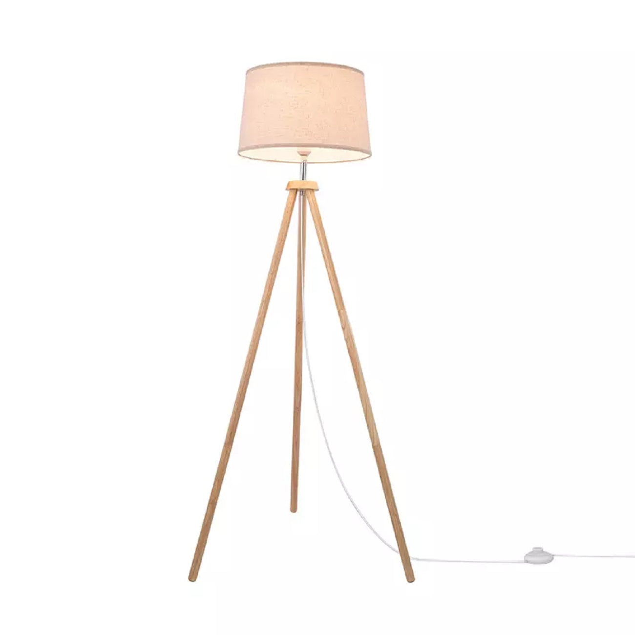 Wooden floor lamp, modern floor lamp