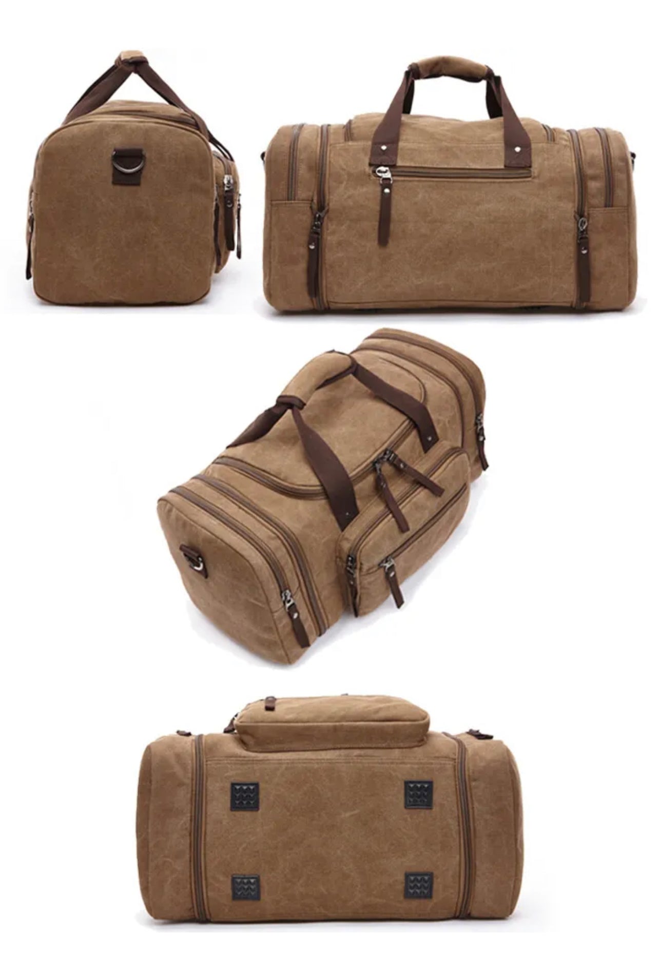 D-IDEAZ Weekender Canvas Travel Bag